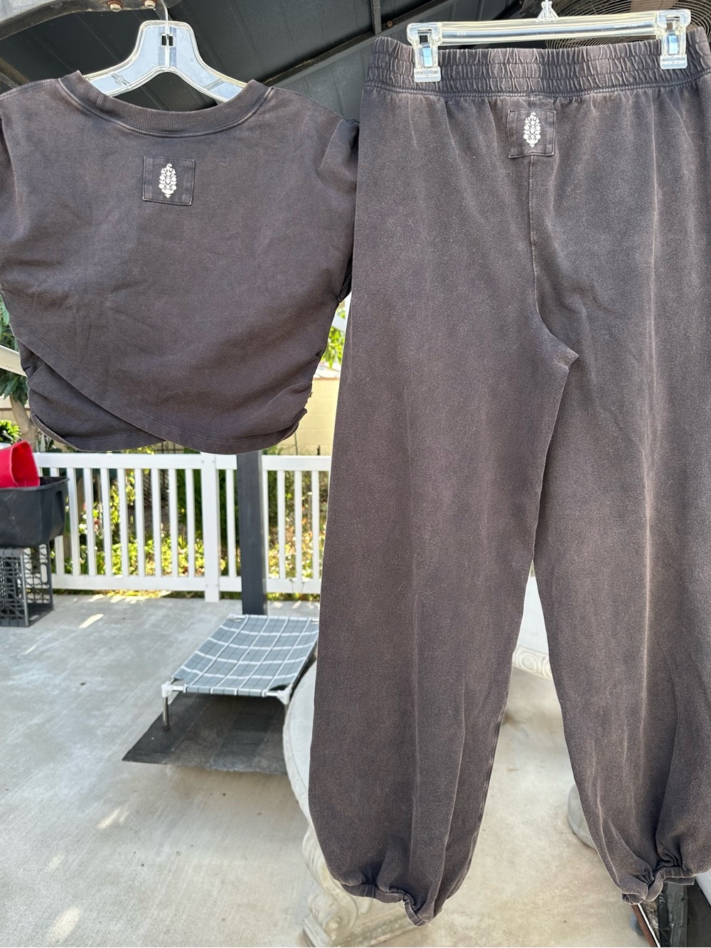FREE PEOPLE BLACK BROWN HOTSHOT CROSSOVER SET SIZE - Picture 3 of 4